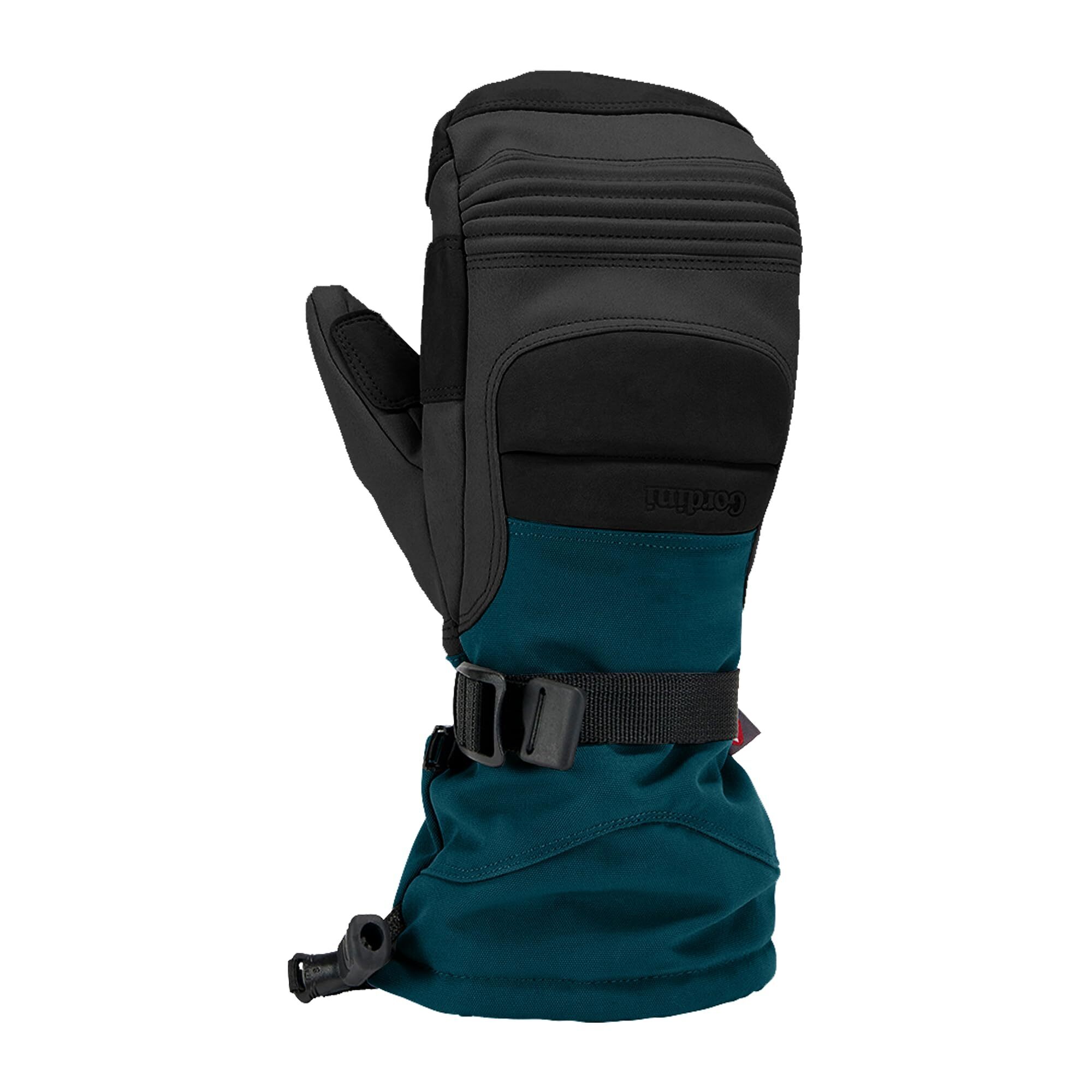 4464 Women's Husky Boys' Cache Gauntlet Mitten, Spruce/Black, Large
